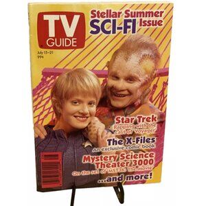 TV Guide Stellar Summer SCI-FI Issue July 15-21 1995 Star Trek Voyager